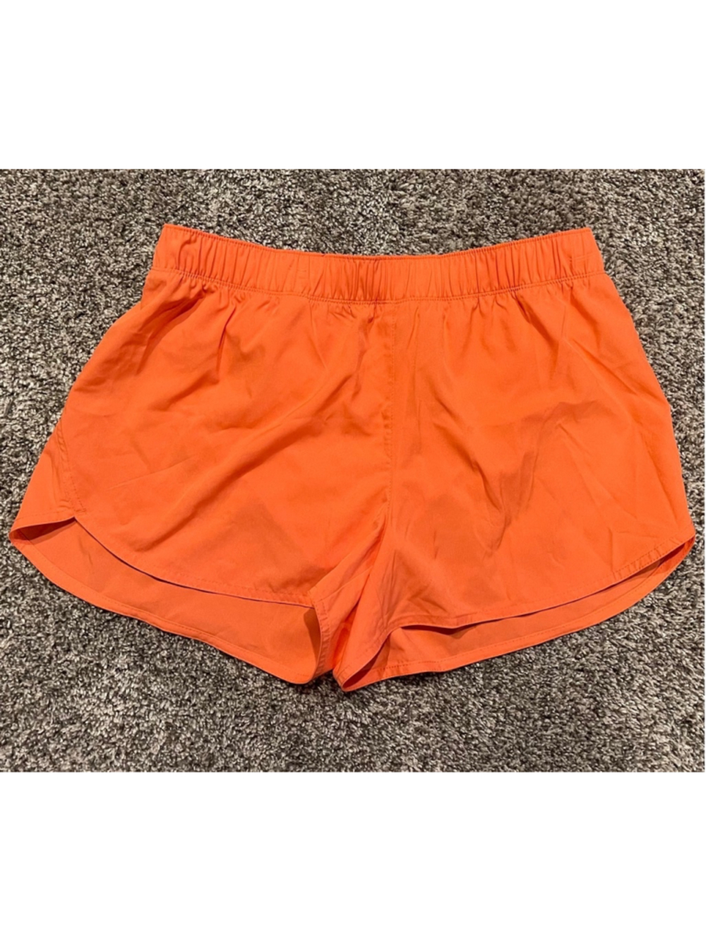 Old Navy Women’s StretchTech Shorts, Size M, 3”, Orange/Coral, NWT